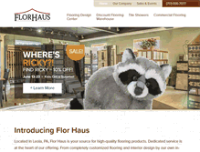 Tablet Screenshot of florhaus.com